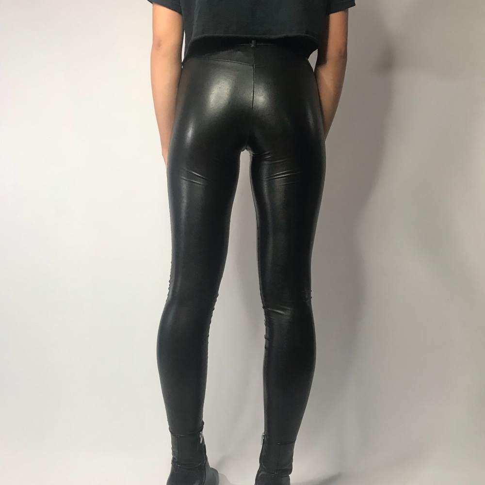 Aritzia Wilfred Faux Leather Pants
